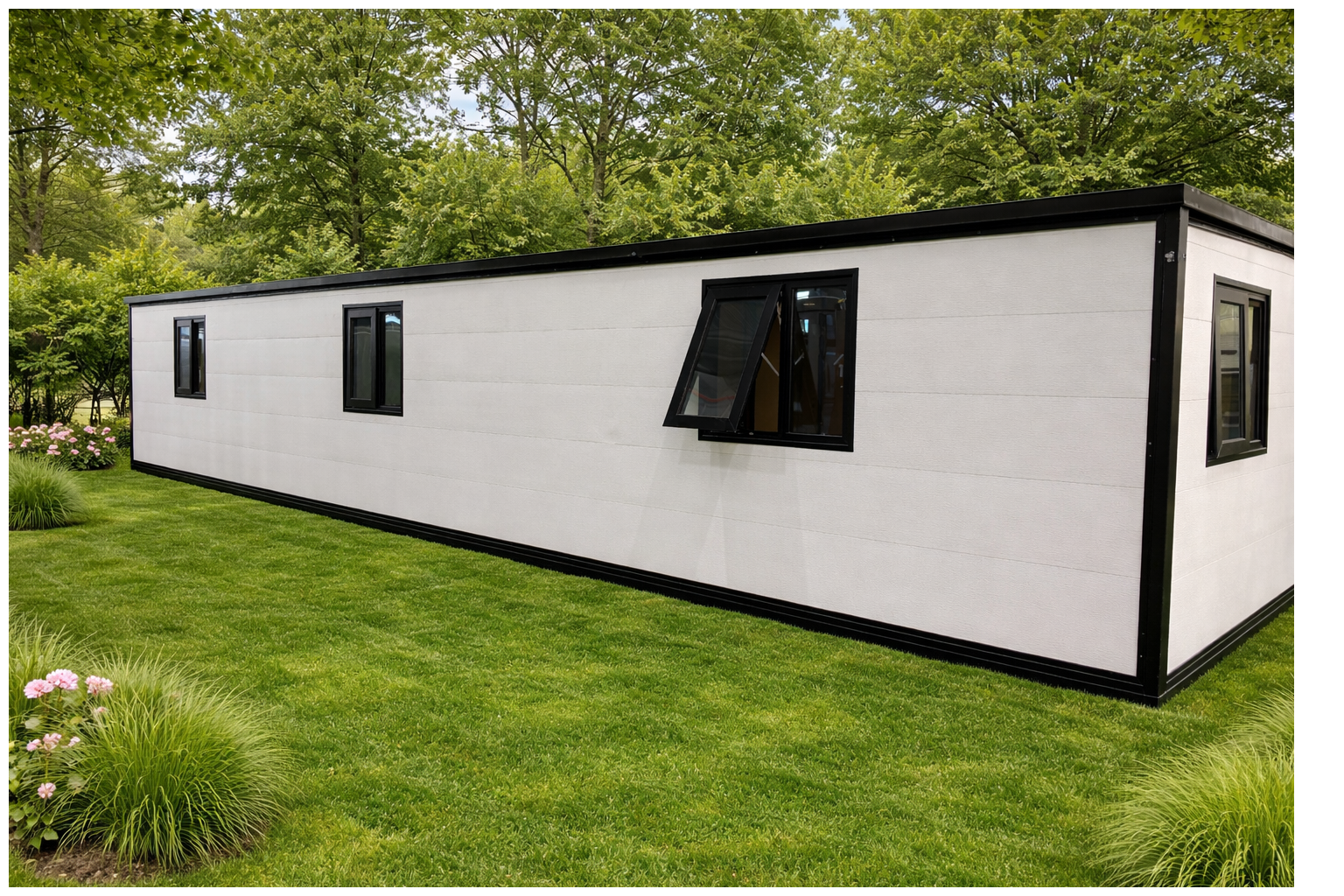 Casa 40ft — Vista Lateral